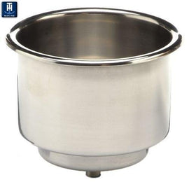 T-H MARINE LCH-1SS-DP STAINLESS STEEL CUP HOLDER