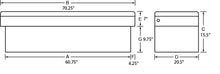 Load image into Gallery viewer, LD_60.75in_Crossbed_TlBx_Diagram_6150RH.jpg