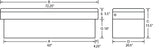 Lund 79305PB ALUM SGL LID HD-28 CROSS BOX