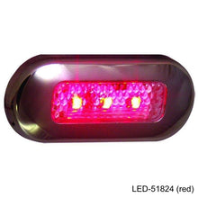 Load image into Gallery viewer, T-H MARINE LED-51824-DP RED OBLONG COURTESY LED