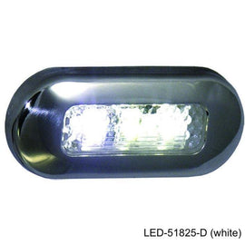 T-H MARINE LED-51825-DP WHITE OBLONG COURTESY LED