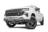 Fab Fours CS22-D5651-1 Vengeance Front Bumper; 2 Stage Black Powder Coated; Sensor Bumper; w/No Guard;