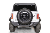 Fab Fours FB21-Y5251-1 Premium Rear Bumper; 2 Stage Black Powder Coated;