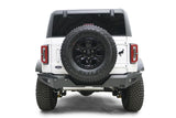 Fab Fours FB21-Y5252-1 Standard Rear Bumper; 2 Stage Black Powder Coated;
