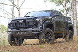 Fab Fours TB24-03-1 Hybrid Front Bumper; 2 Stage Matte Black Powder Coated; w/No Guard; Non-Winch;