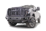 Fab Fours GM24-X6251-1 Matrix Front Bumper; 2 Stage Black Powder Coat; w/No Guard;