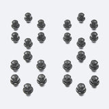 Ford Performance Parts M-1012K-BR M12 X 1.5 Black Lug Nut Vehicle Kit of 24