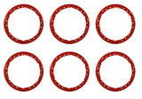 Ford Performance Parts M-1021K-BLR 2021-2025 Bronco Beadlock Trim Ring Kit-Red