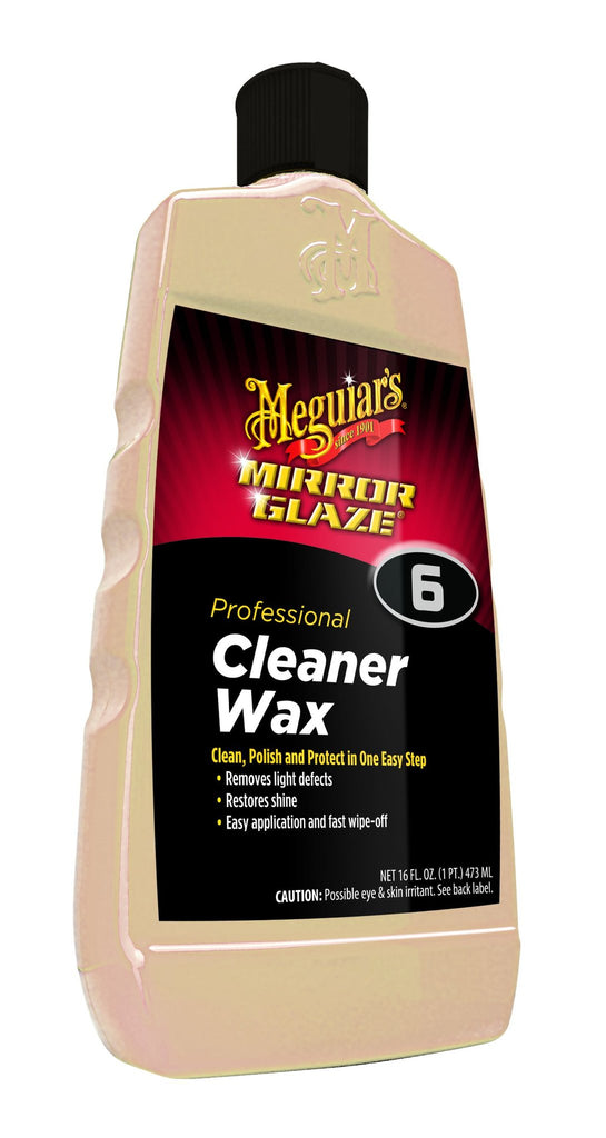 MEGUIARS WAX M0616 #06 LIQ. CLEANER/WAX 16OZ
