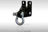 Fab Fours M1850-1 Ranch D-Ring Mount; 2 Stage Black Powder Coated; Fits All Black Steel Bumpers;