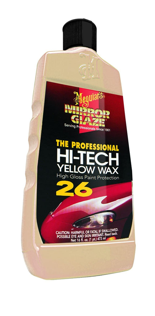 MEGUIARS WAX M2616 #26 YELLOW WAX LIQUID16OZ