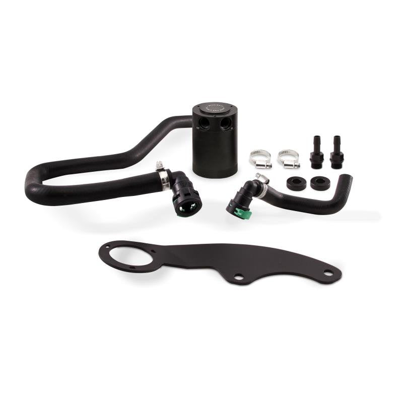 Mishimoto MMBCC-MUS8-11PBE2 Baffled Oil Catch Can Kit, PCV Side, fits Ford Mustang GT 2011-2014
