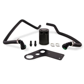 Mishimoto MMBCC-MUS8-15PBE Baffled Oil Catch Can, PCV Side, fits Ford Mustang GT 2015-2017