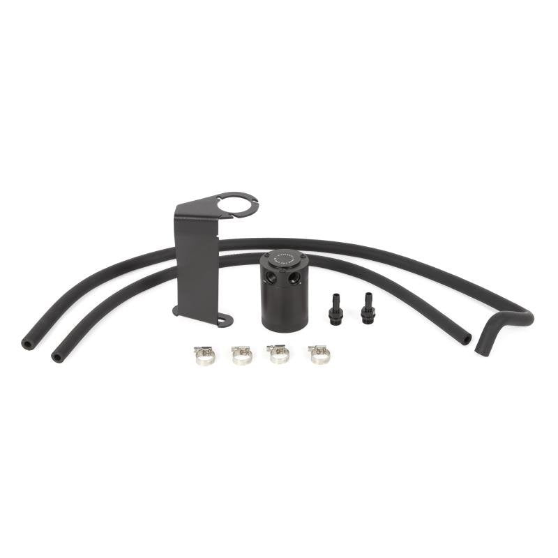 Mishimoto MMBCC-Q50-16PBE Infiniti Q50 3.0T Baffled Oil Catch Can, PCV Side, 2016+