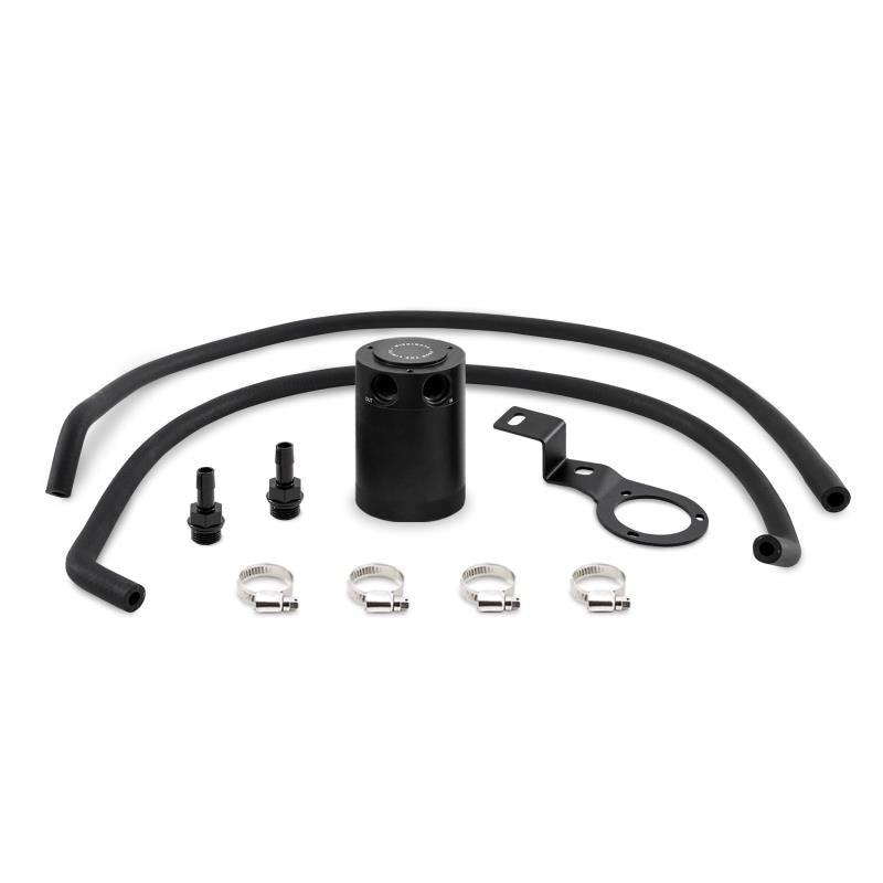 Mishimoto MMBCC-WRX-15PBE Baffled Oil Catch Can, PCV Side, fits Subaru WRX 2015-2021
