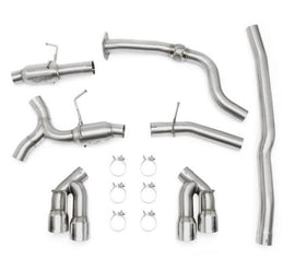 Mishimoto MMEXH-CAM4-16QTPP Quad Tip Pro Cat-Back Exhaust, fits Chevrolet Camaro 2.0T 2016+