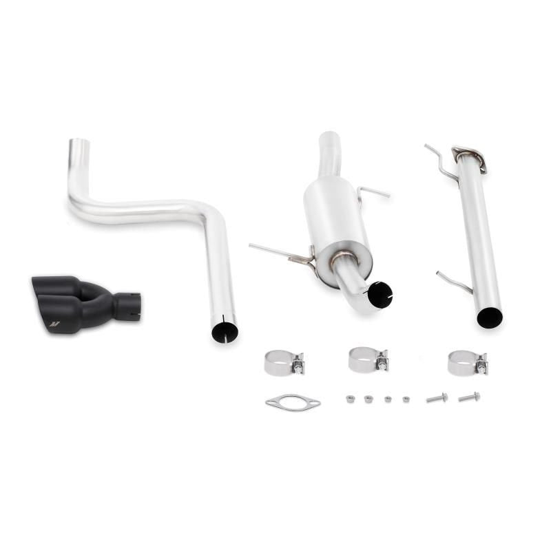 Mishimoto MMEXH-FIST-14RBK Ford Fiesta ST Cat-Back Exhaust, 2014-2019 Resonated, Black Tips