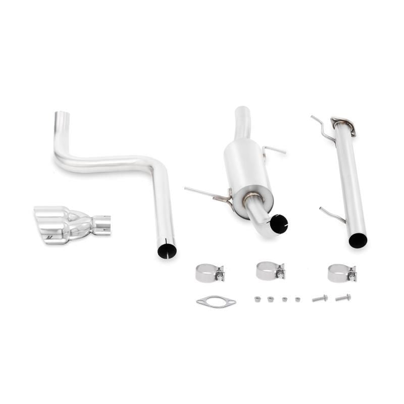Mishimoto MMEXH-FIST-14RP Ford Fiesta ST Cat-Back Exhaust, 2014-2019 Resonated, Polished Tips