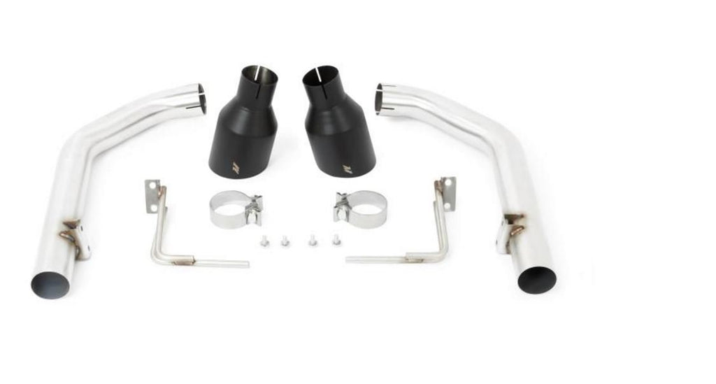 Mishimoto MMEXH-MUS8-15ARBK Race Axleback Exhaust, fits Ford Mustang GT 2015-2017