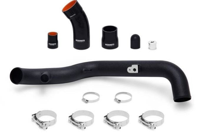 Mishimoto MMICP-FIST-14HWBK Ford Fiesta ST Hot-Side Intercooler Pipe Kit, 2014-2019 Wrinkle Black