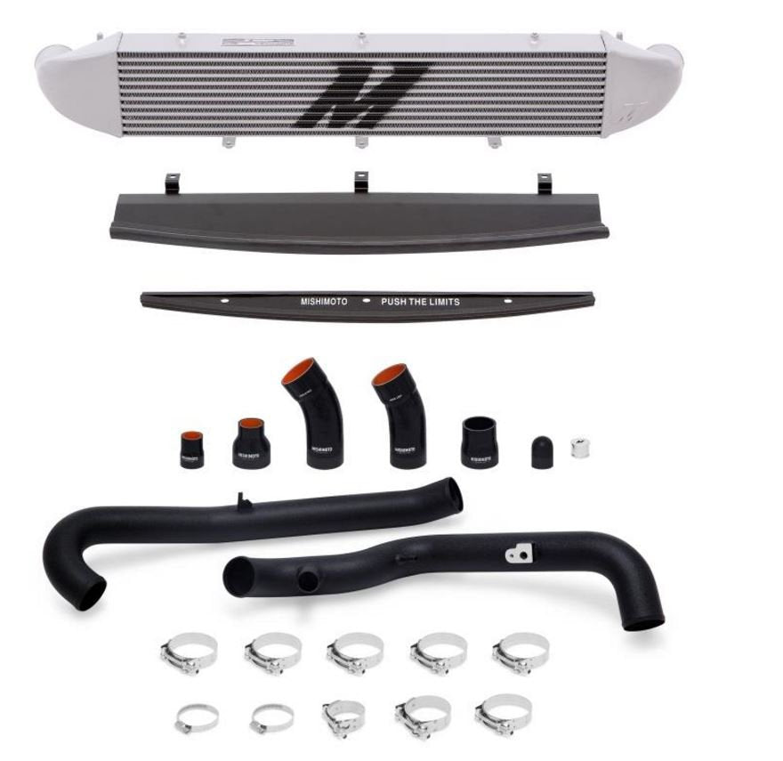 Mishimoto MMINT-FIST-14KBSL Ford Fiesta ST Performance Intercooler Kit, 2014-2019 Black Pipes, Silver Cooler