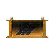 Load image into Gallery viewer, Mishimoto MMOC-19G Universal 19 Row Oil Cooler, Gold