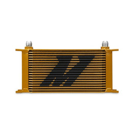 Mishimoto MMOC-19G Universal 19 Row Oil Cooler, Gold