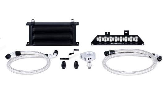 Mishimoto MMOC-FOST-13TBK Ford Focus ST Oil Cooler Kit, 2013-2018 Black Thermostatic