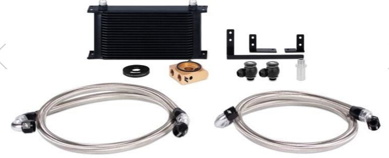 Mishimoto MMOC-MIA-16BK Mazda Miata Oil Cooler Kit, 2016-2018, Black, Non-thermostatic