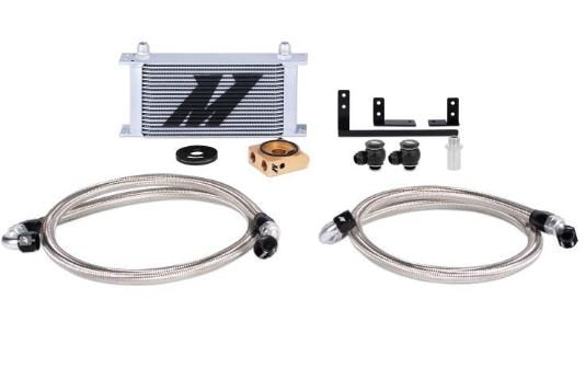 Mishimoto MMOC-MIA-16T Mazda Miata Oil Cooler Kit, 2016-2018, Silver, Thermostatic