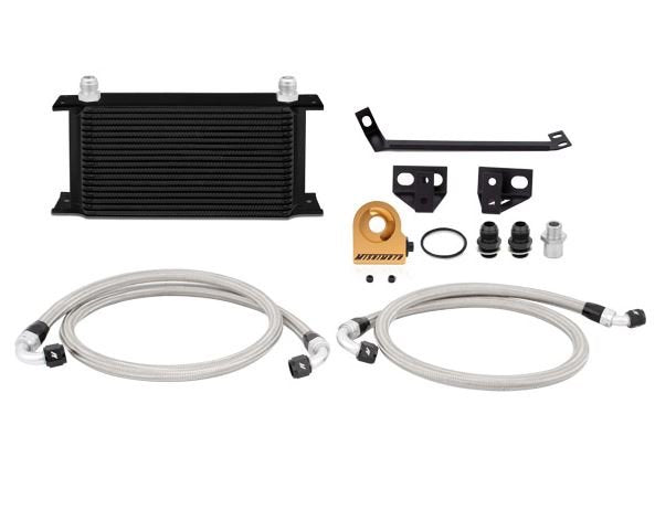 Mishimoto MMOC-MUS4-15TBK Ford Mustang EcoBoost Thermostatic Oil Cooler Kit, 2015-2017, Black
