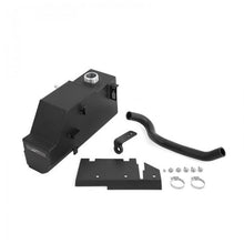 Load image into Gallery viewer, Mishimoto MMRT-F2D-11PMWBK Aluminum Degas Tank, fits Ford 6.7L Powerstroke 2011-2019, Micro-Wrinkle Black