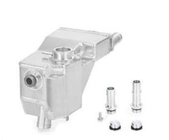 Mishimoto MMRT-F2D-11SN Aluminum Secondary Degas Tank, Fits 2011+ Ford 6.7L Powerstroke, Natural