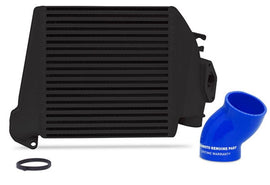 Mishimoto MMTMIC-WRX-08BKBL Subaru WRX 2008-2014 Top-Mount Intercooler Black Cooler, Blue Hoses