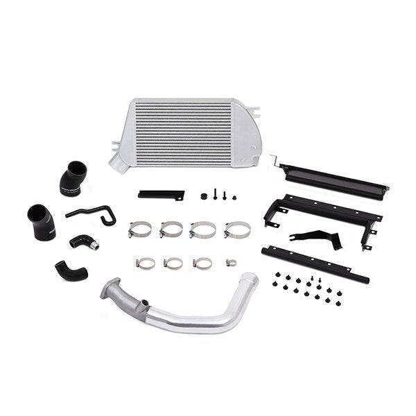 Mishimoto MMTMIC-WRX-15PBK Subaru WRX Perf. Top Mount Intercooler(Black) & Charge-Pipe Kit(Polished) 15-21