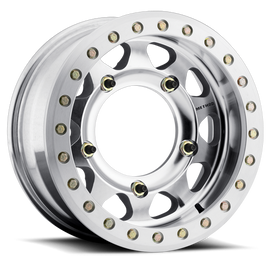 Aluminum Wheels 15x5.5 Buggy Beadlock MR101 Bolt Pattern 5 On 205 Offset -20 Lip Size 3.27 Raw Machined Method