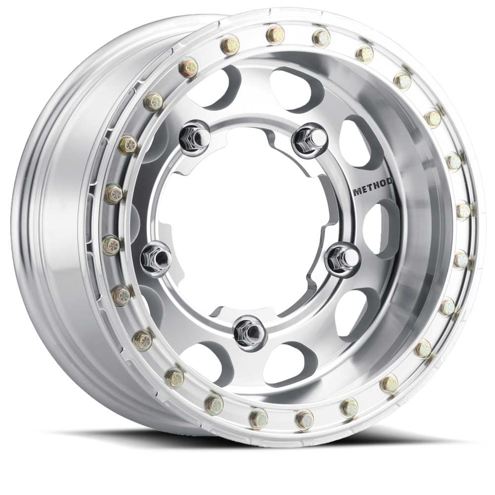 Aluminum Wheels 15x7 Buggy Beadlock MR103 Bolt Pattern 5 On 205 Offset -25 Lip Size 3.27 Raw Machined Method