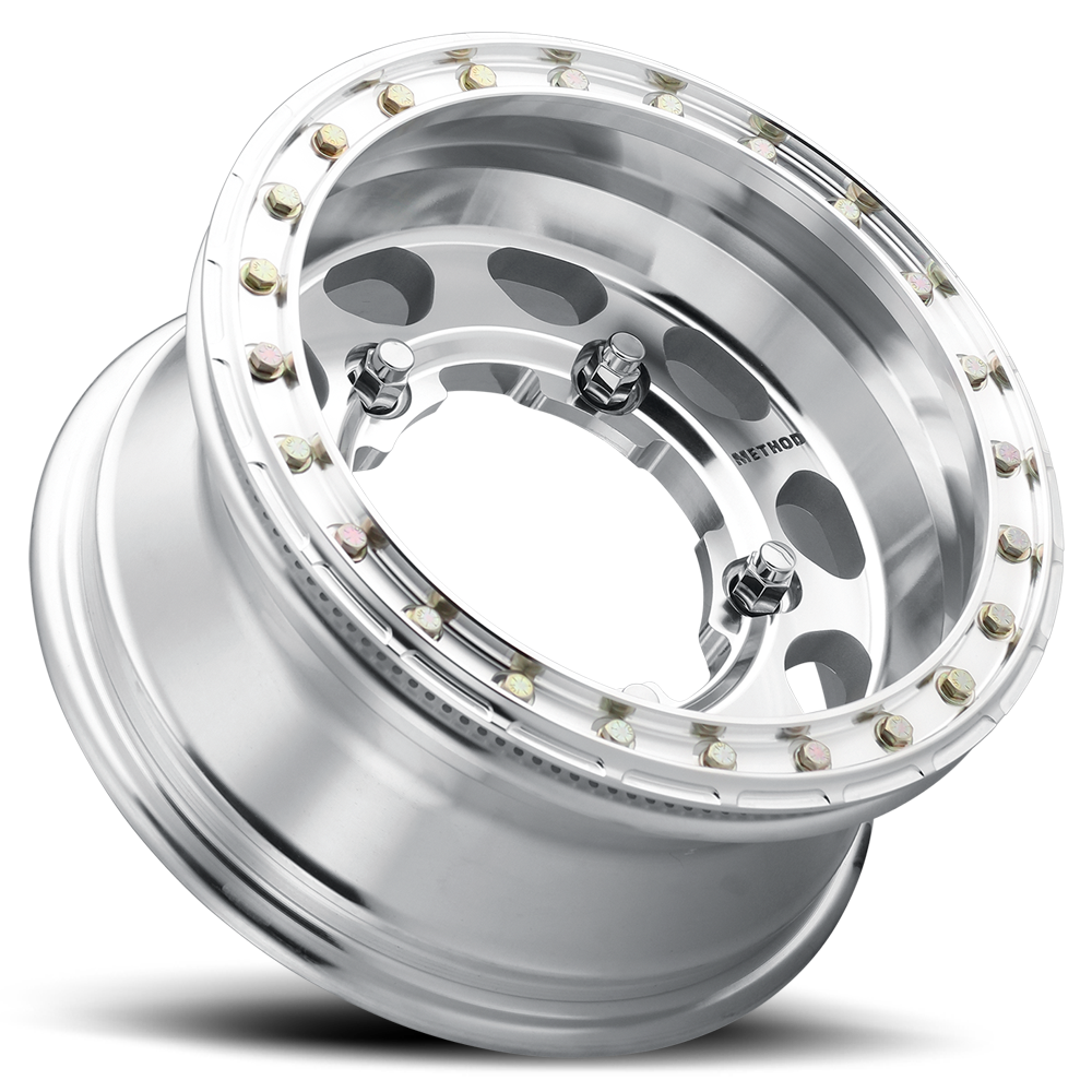 Aluminum Wheels 17x8 Buggy Beadlock MR103 Bolt Pattern 5 On 205 Offset 0 Lip Size 2.76 Raw Machined Method