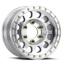 Aluminum Wheels 17x9 Beadlock MR103 Bolt Pattern 5 On 139.7 Offset -12 Lip Size 2.76 Raw Machined Method