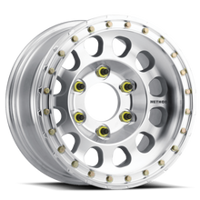 Load image into Gallery viewer, Aluminum Wheels 17x9 Beadlock MR103 Bolt Pattern 6 On 139.7 Offset -12 Lip Size 2.76 Raw Machined Silver Method