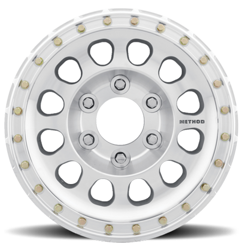 Aluminum Wheels 17x9 Beadlock MR103 Bolt Pattern 8 On 165.1 Offset -12 Lip Size 2.76 Raw Machined Method