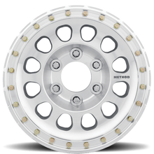 Load image into Gallery viewer, Aluminum Wheels 17x9 Beadlock MR103 Bolt Pattern 8 On 165.1 Offset -12 Lip Size 2.76 Raw Machined Method