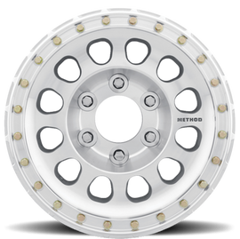 Aluminum Wheels 17x9 Beadlock MR103 Bolt Pattern 8 On 165.1 Offset -12 Lip Size 2.76 Raw Machined Method