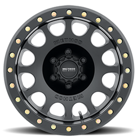 Aluminum Wheels 17x8.5 Beadlock MR105 Bolt Pattern 8 On 165.1 Offset 0 Lip Size 1.46 Matte Black MB Method