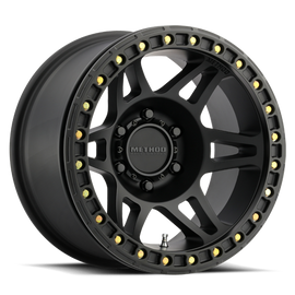 Aluminum Wheels 17x9 Beadlock MR106 Bolt Pattern 5 On 127 Offset -44 Lip Size 0 Matte Black MB Method