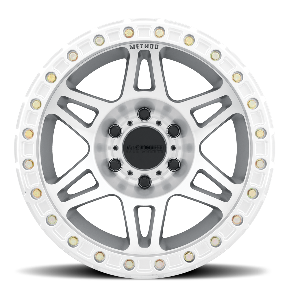 Aluminum Wheels 17x9 Beadlock MR106 Bolt Pattern 6 On 139.7 Offset -44 Lip Size 0 Machined SL Clear Coat Method
