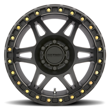 Load image into Gallery viewer, Aluminum Wheels 17x9 Beadlock MR106 Bolt Pattern 8 On 165.1 Offset -44 Lip Size 0 Matte Black MB Method