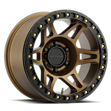 Load image into Gallery viewer, Aluminum Wheels 17x9 Beadlock MR106 Bolt Pattern 8 On 165.1 Offset -44 Lip Size 0 Method Bronze BRZ Method
