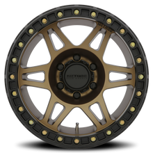 Load image into Gallery viewer, Aluminum Wheels 17x9 Beadlock MR106 Bolt Pattern 8 On 165.1 Offset -44 Lip Size 0 Method Bronze BRZ Method