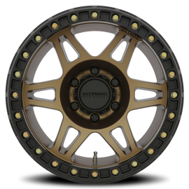 Aluminum Wheels 17x9 Beadlock MR106 Bolt Pattern 8 On 165.1 Offset -44 Lip Size 0 Method Bronze BRZ Method